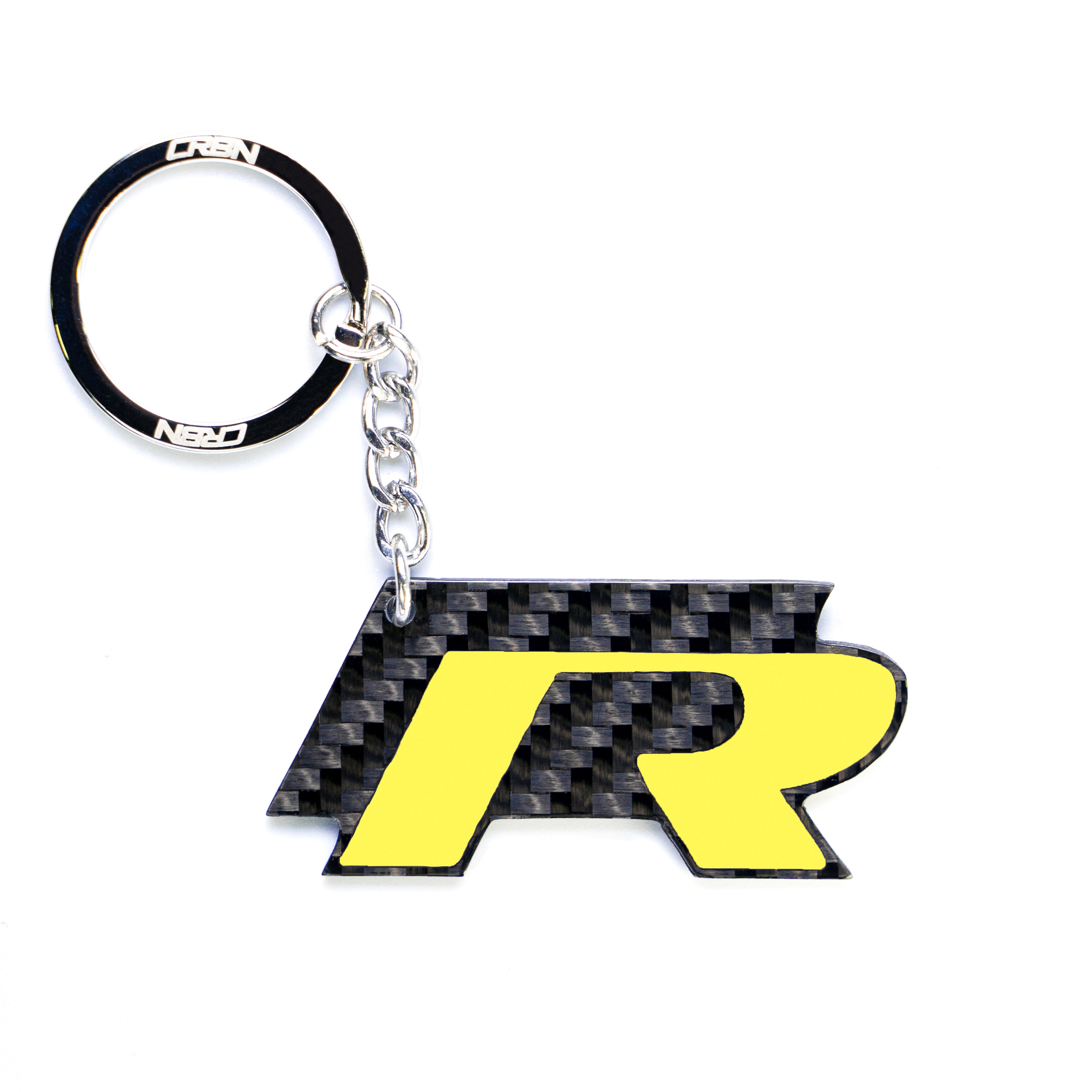 Golf R Keychain R Logo Golf R Badge Keychain – CRBN Fiber