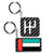 UAE Flag & Gear Shifter Keychain
