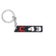 C43 Badge Keychain