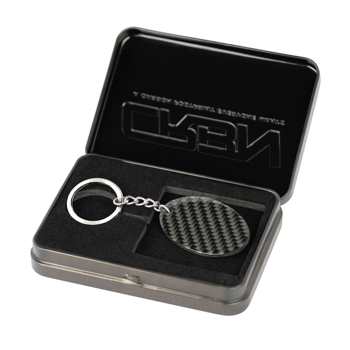 Oval Shaped Carbon Fiber Keychain - Best Quality by CRBN Fiber