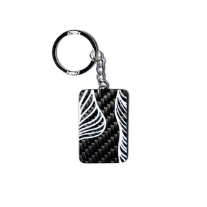 Rectangle Keychain Twill (Anna Tangles)